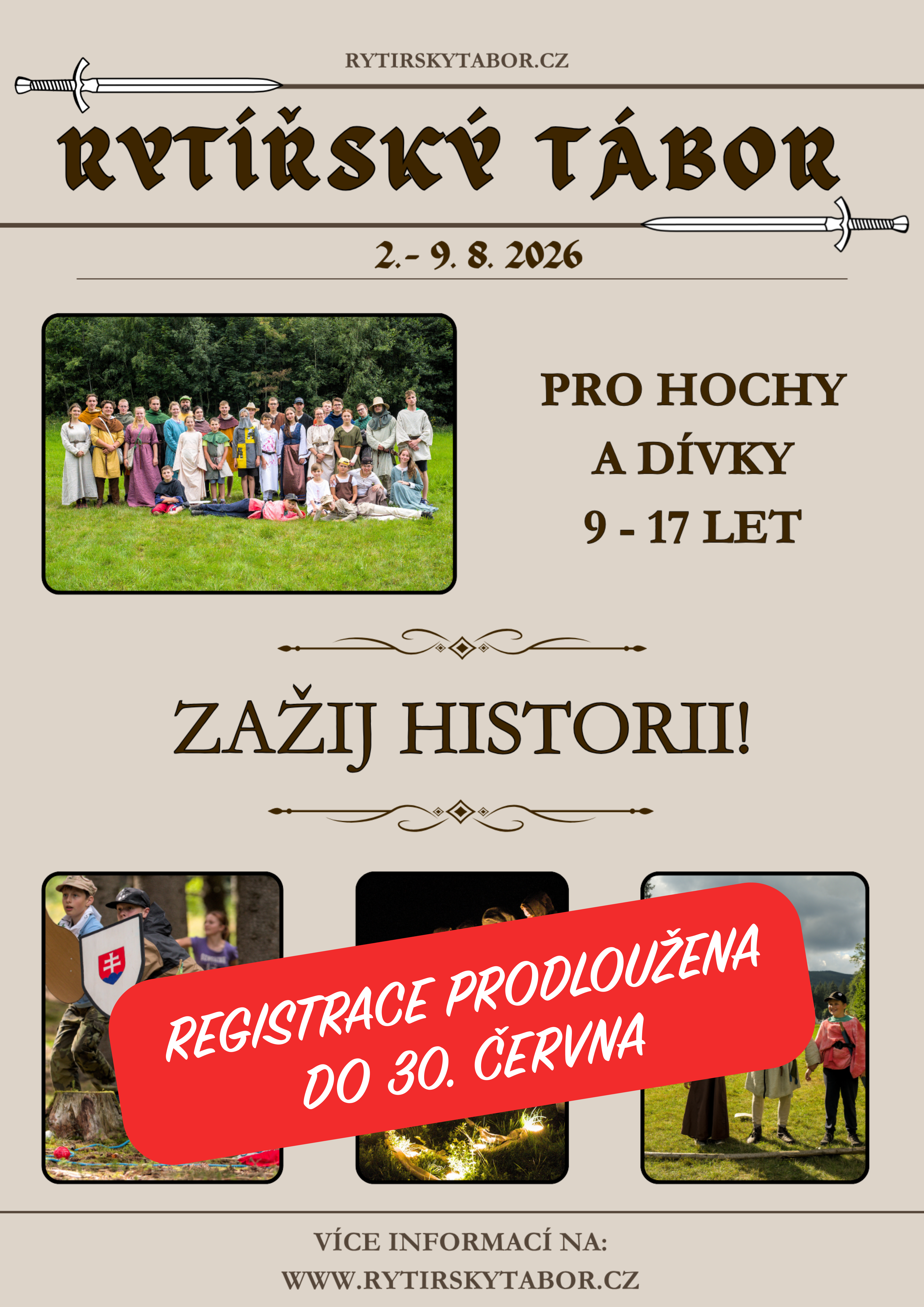 Rytířské ležení 2026